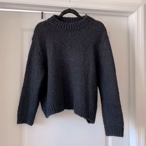 Zara Crew Neck Sweater in Black